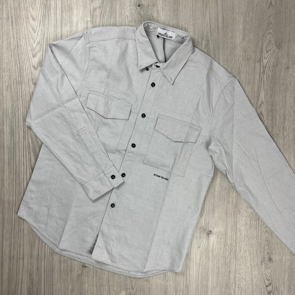 Stone Island Button Shirt - Grey Ironleague