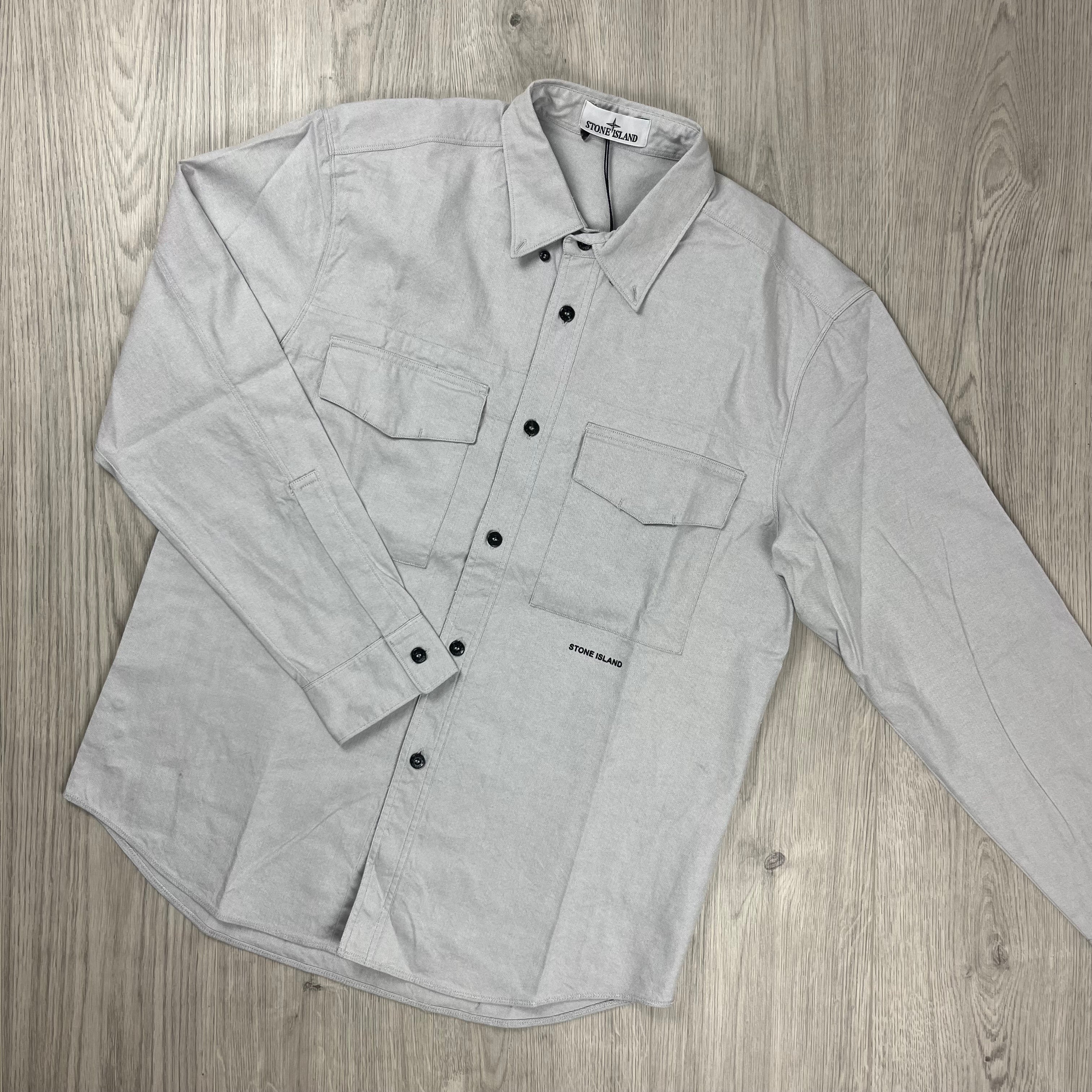 Stone Island Button Shirt - Grey Ironleague