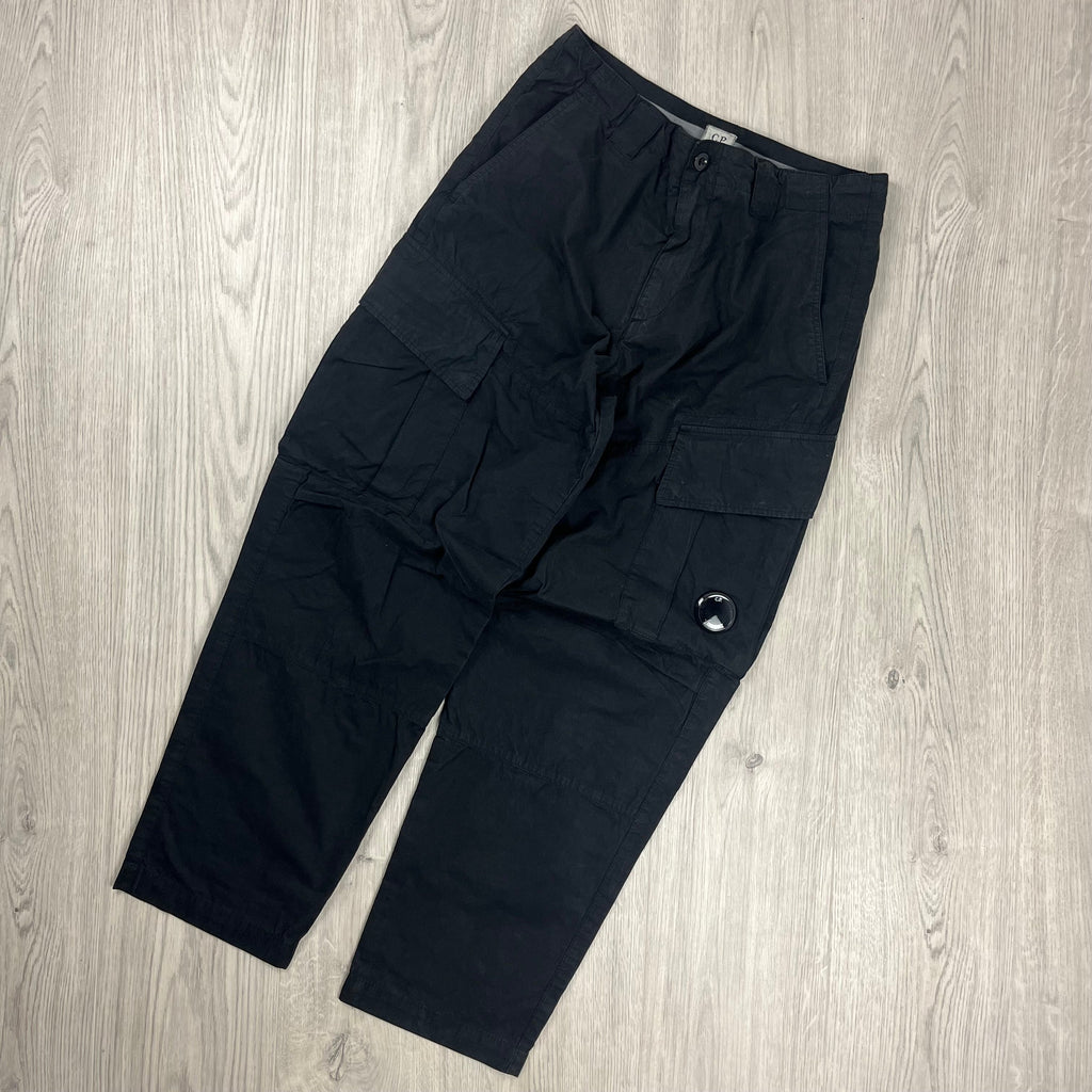 CP Company Cargo Trousers - Black Ironleague