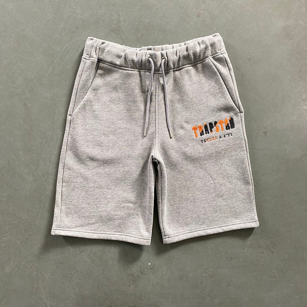 Trapstar Chenille Decoded Short Set - Black/White Ironleague