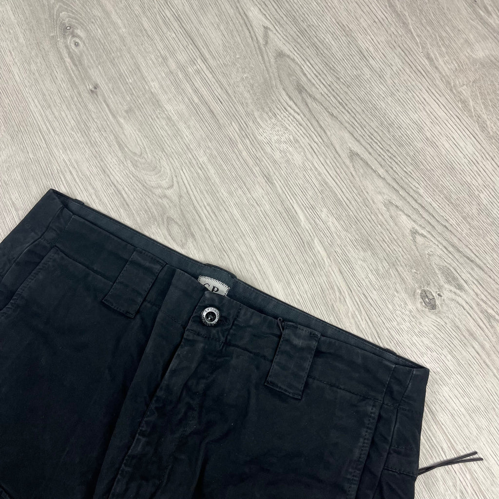 CP Company Cargo Trousers - Black Ironleague