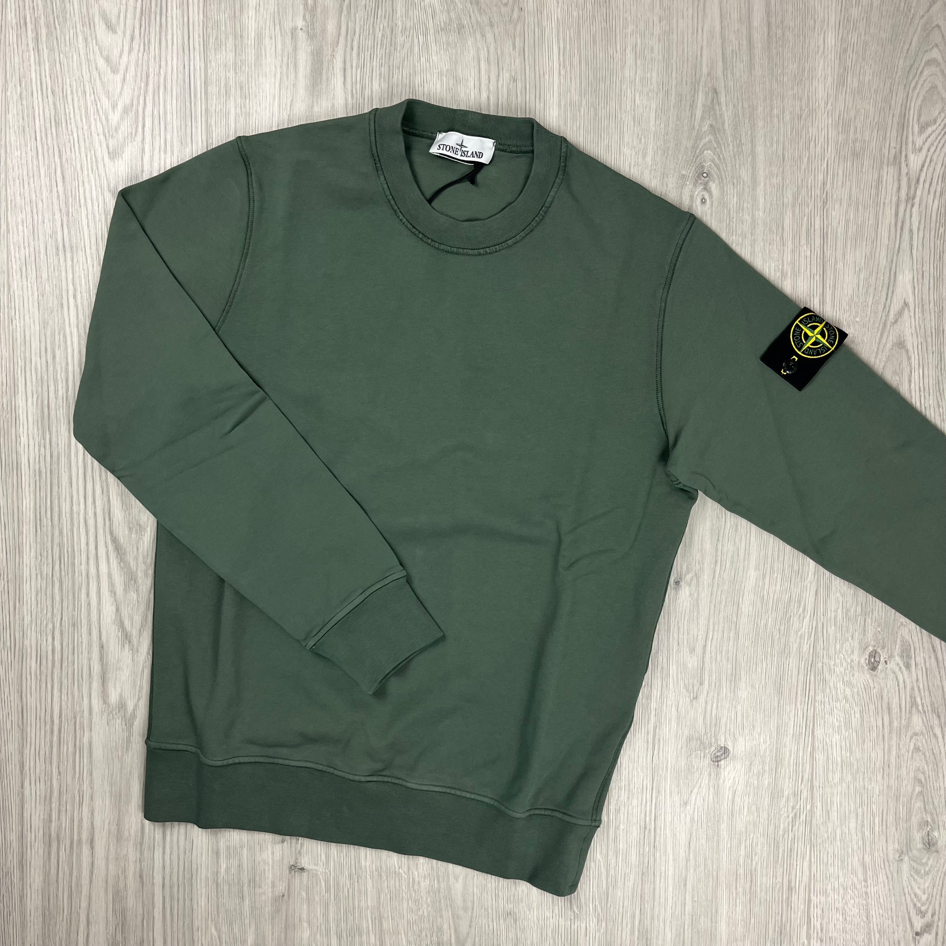 Stone Island Dyed Sweatshirt - Musk Ironleague