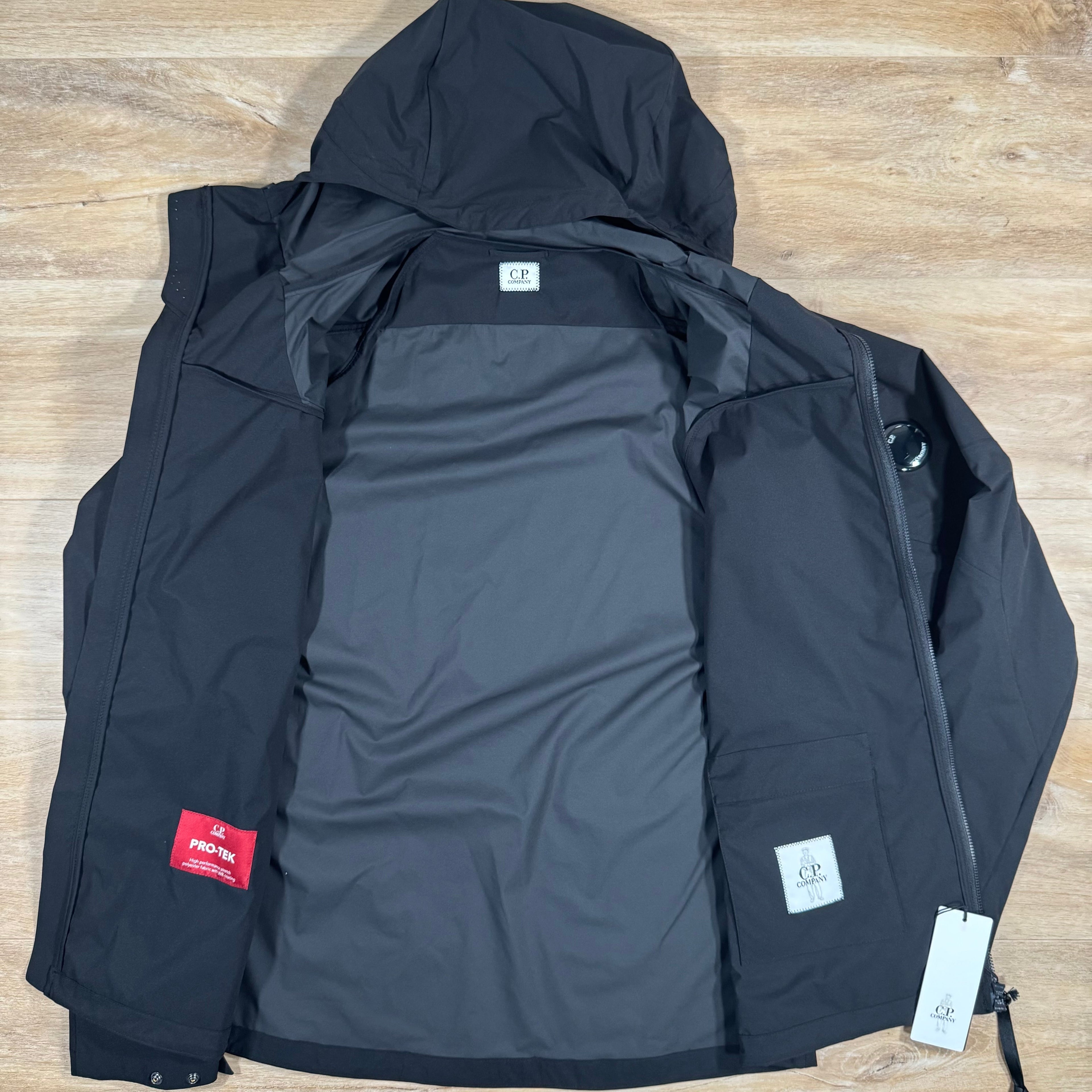 CP Company Pro-Tek Lens Jacket in Black Ironleague