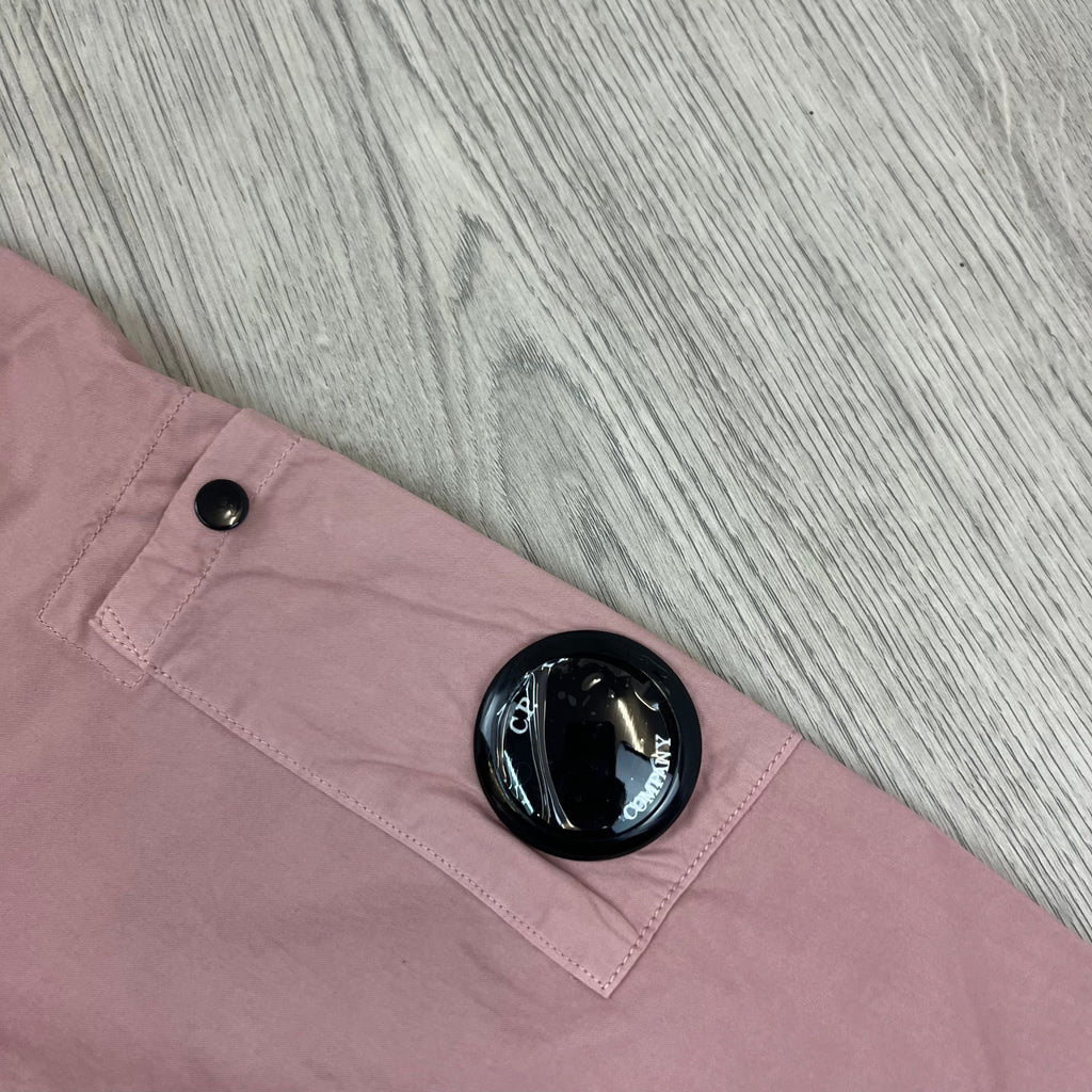 CP Company Zip Overshirt - Mauve Ironleague