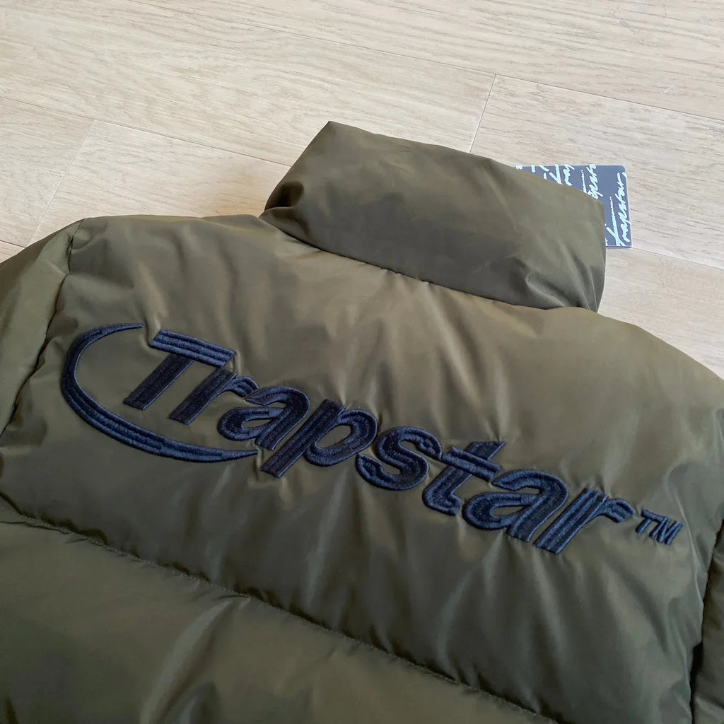 Trapstar Puffer Jacket - Olive Green Ironleague