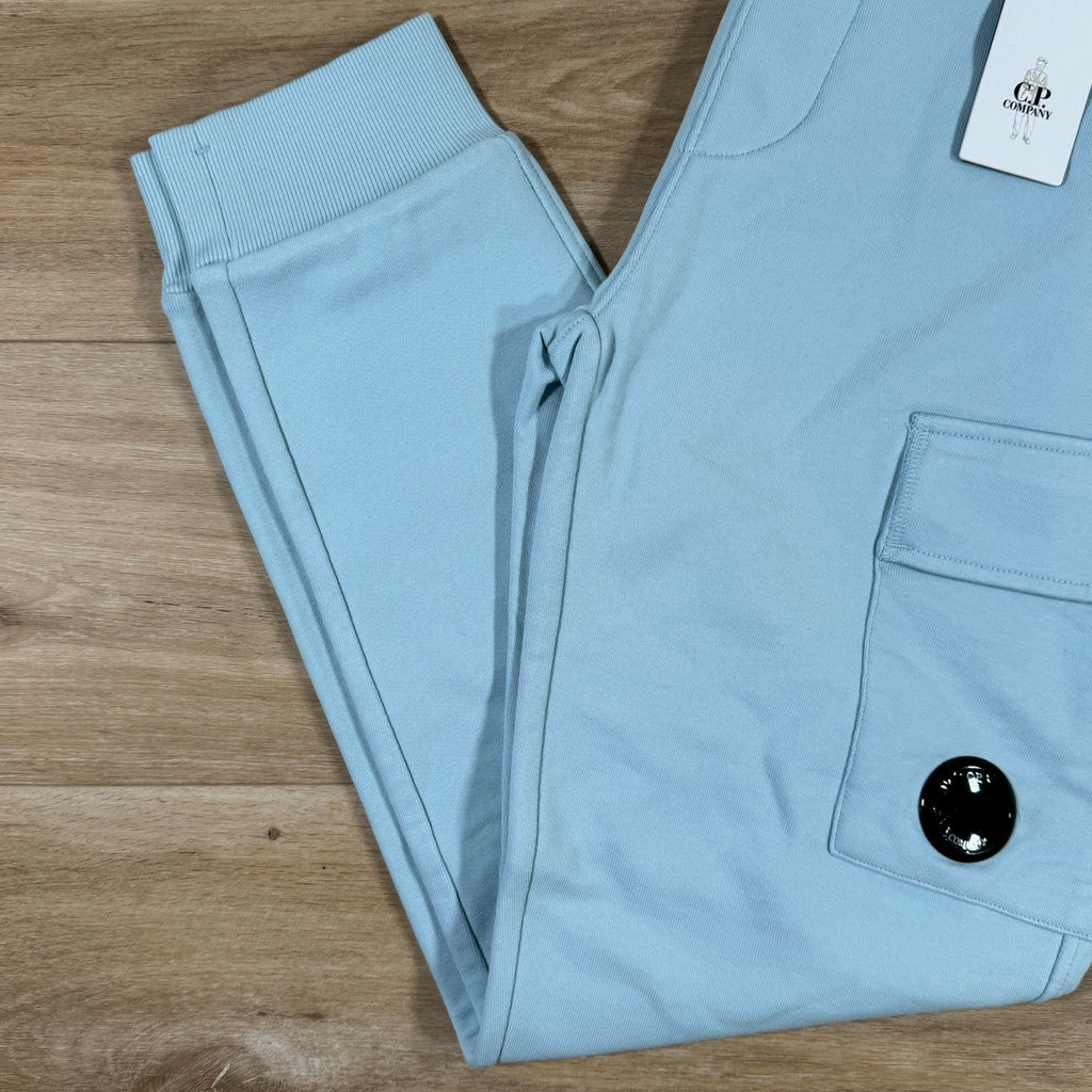 CP Company Diagonal Raised Sweatpants in Starlight Blue Ironleague