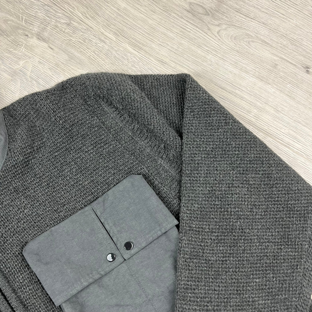 CP Company Knit Explorer Hoodie - Dark Shadow Ironleague