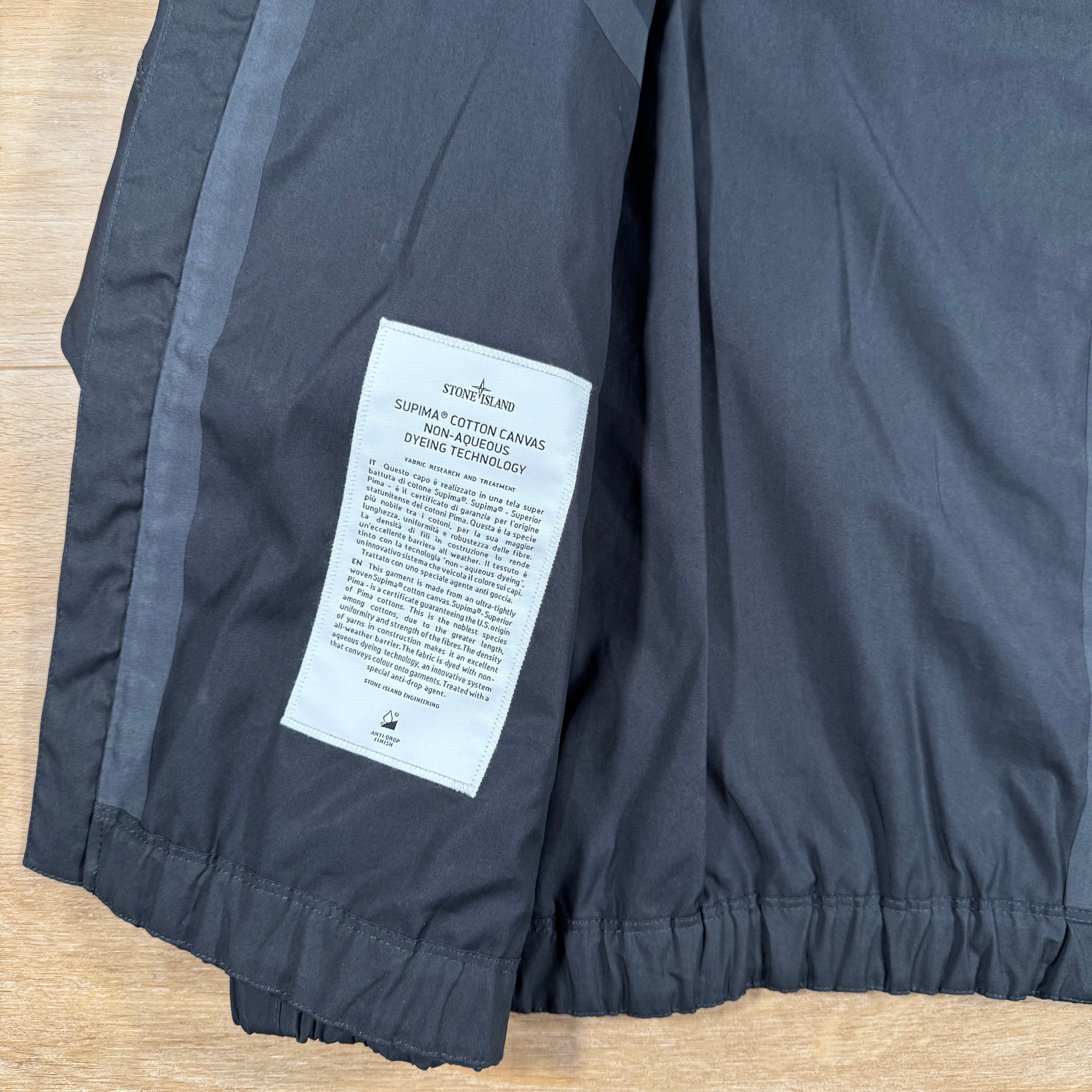 Stone Island Supima Canvas Jacket in Navy Ironleague