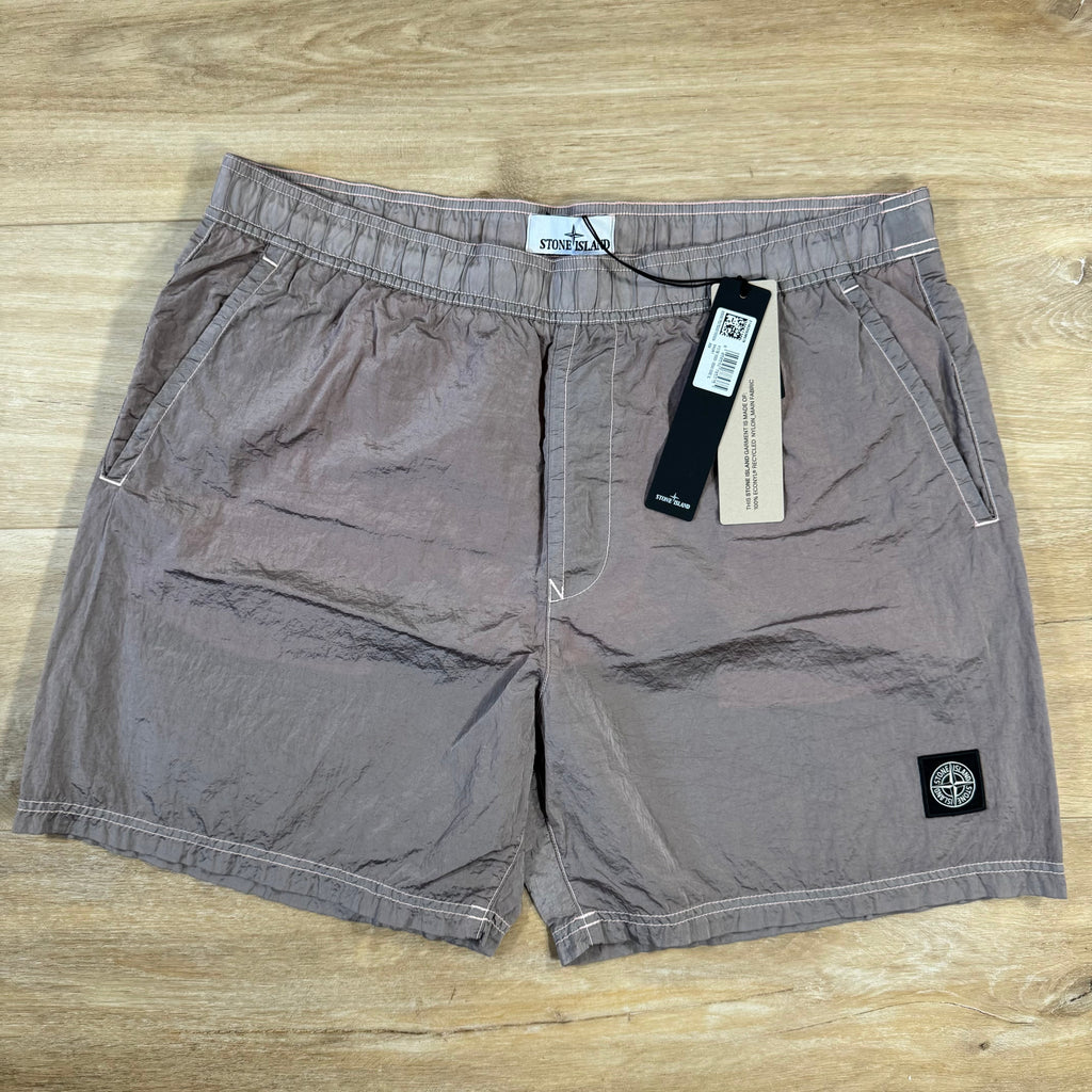 Stone Island Nylon Metal Swim Shorts in Antique Rose Ironleague