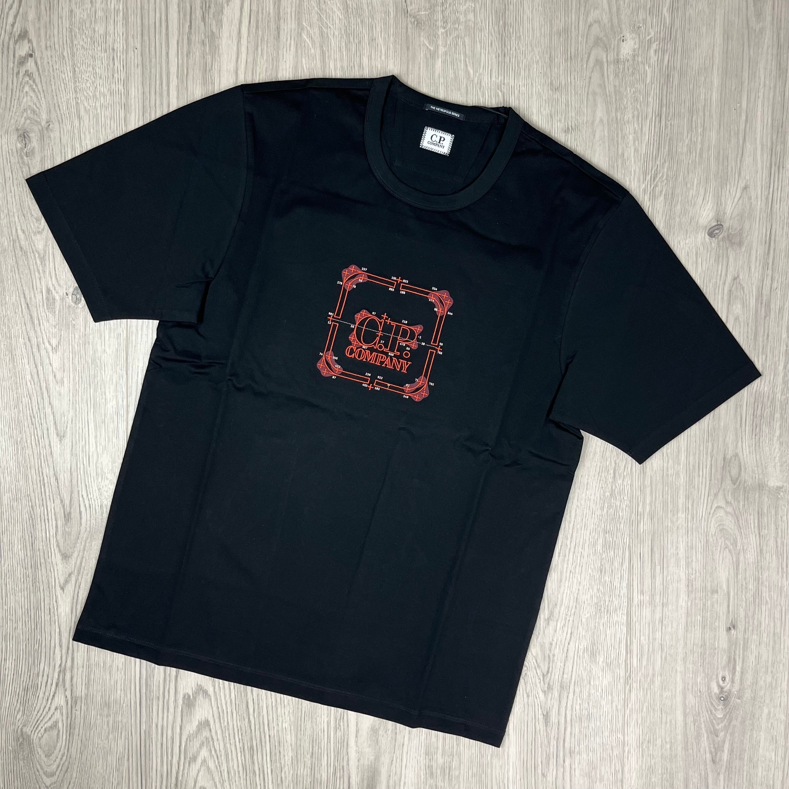 CP Company Metropolis T-Shirt - Black Ironleague