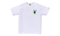BAPE Colors College ATS SS Tee White 0ZXTEM028101Q WHX
