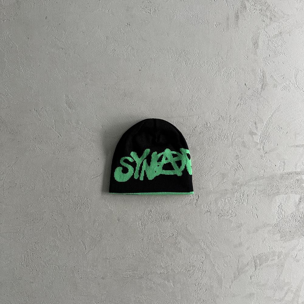 Syna Hat - Black/Green Ironleague