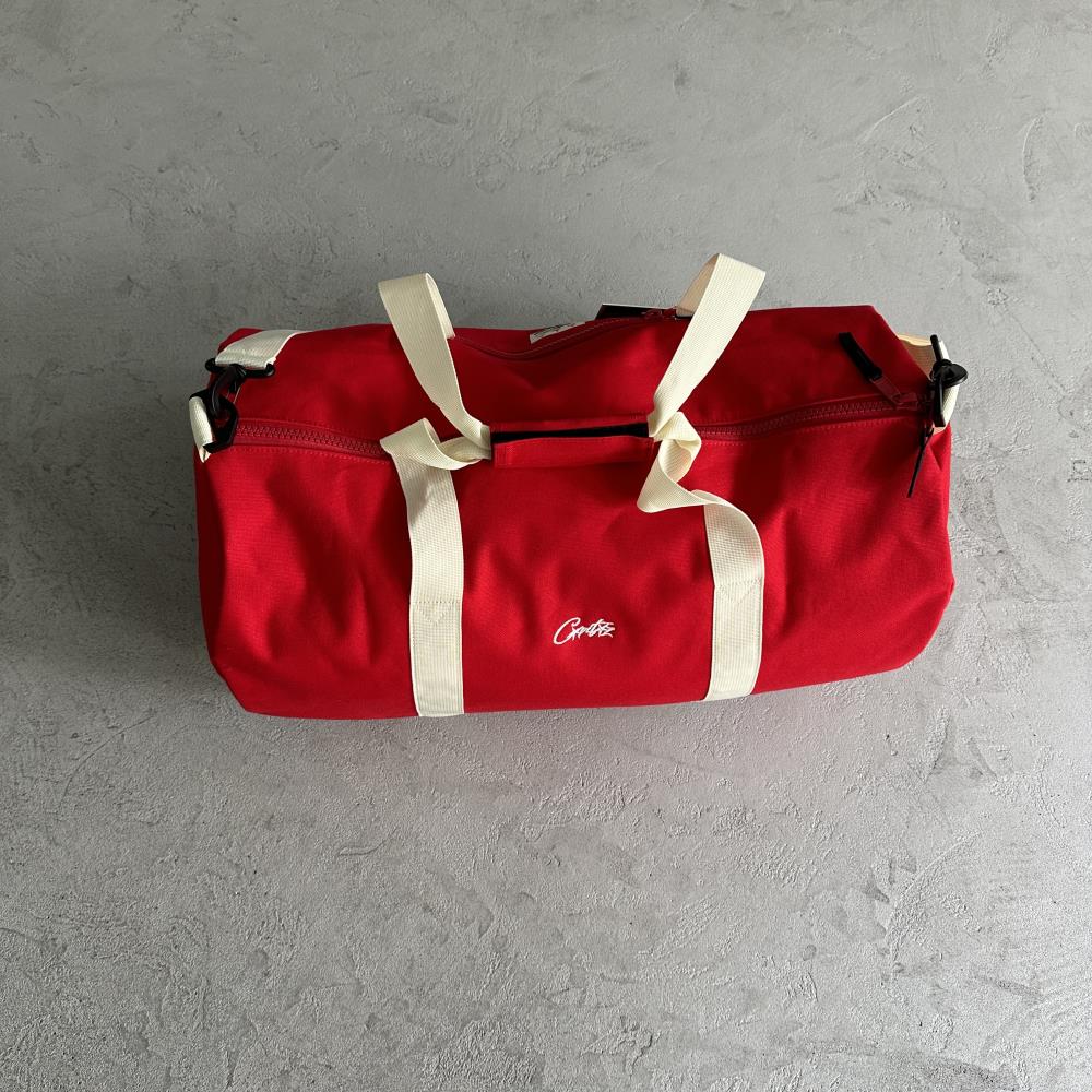 Corteiz Hmp Alcatraz Duffle Bag - Red Ironleague
