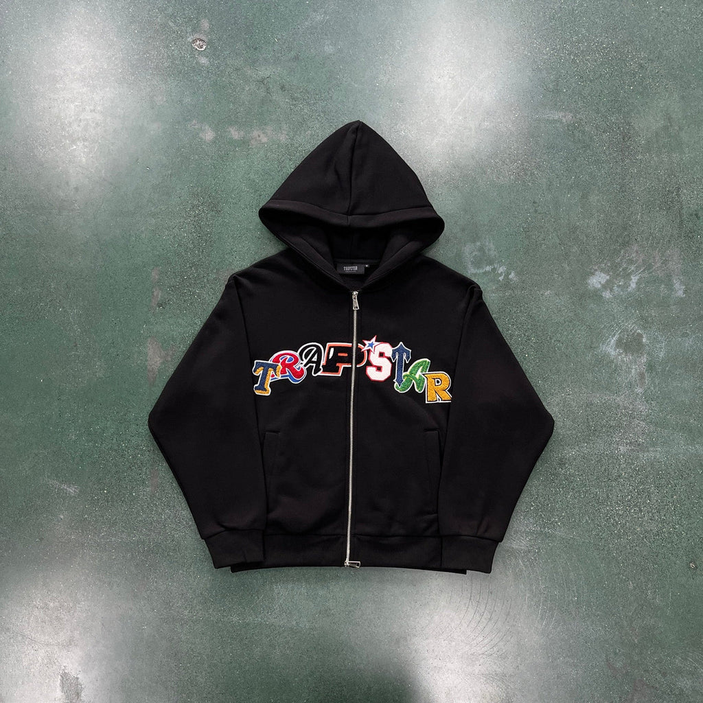 Trapstar Wildcard Chenille Decoded Tracksuit - Black Ironleague