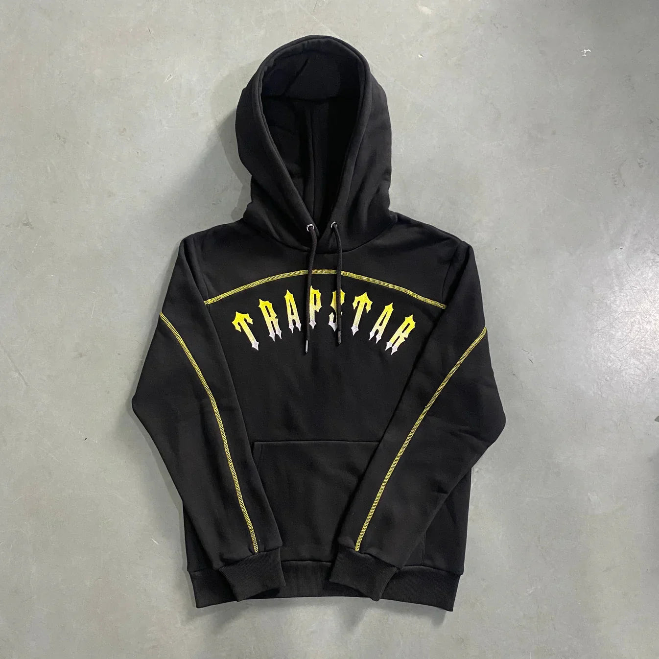 Trapstar x Central Cee 23 Arched Panel Set - Black/Yellow Ironleague