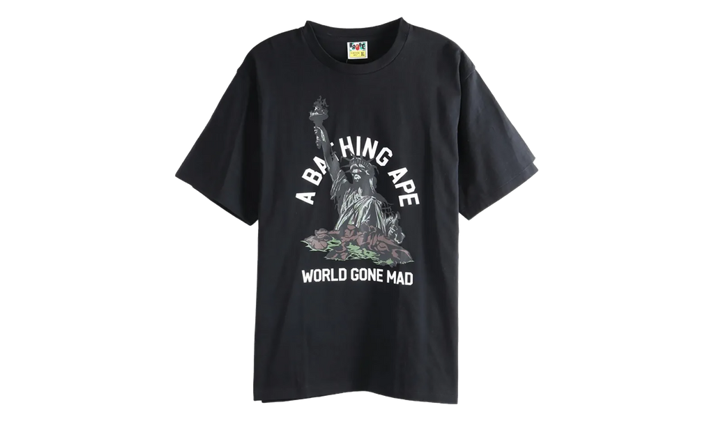 BAPE Statue of Liberty Tee Black 1L80110050 BLK