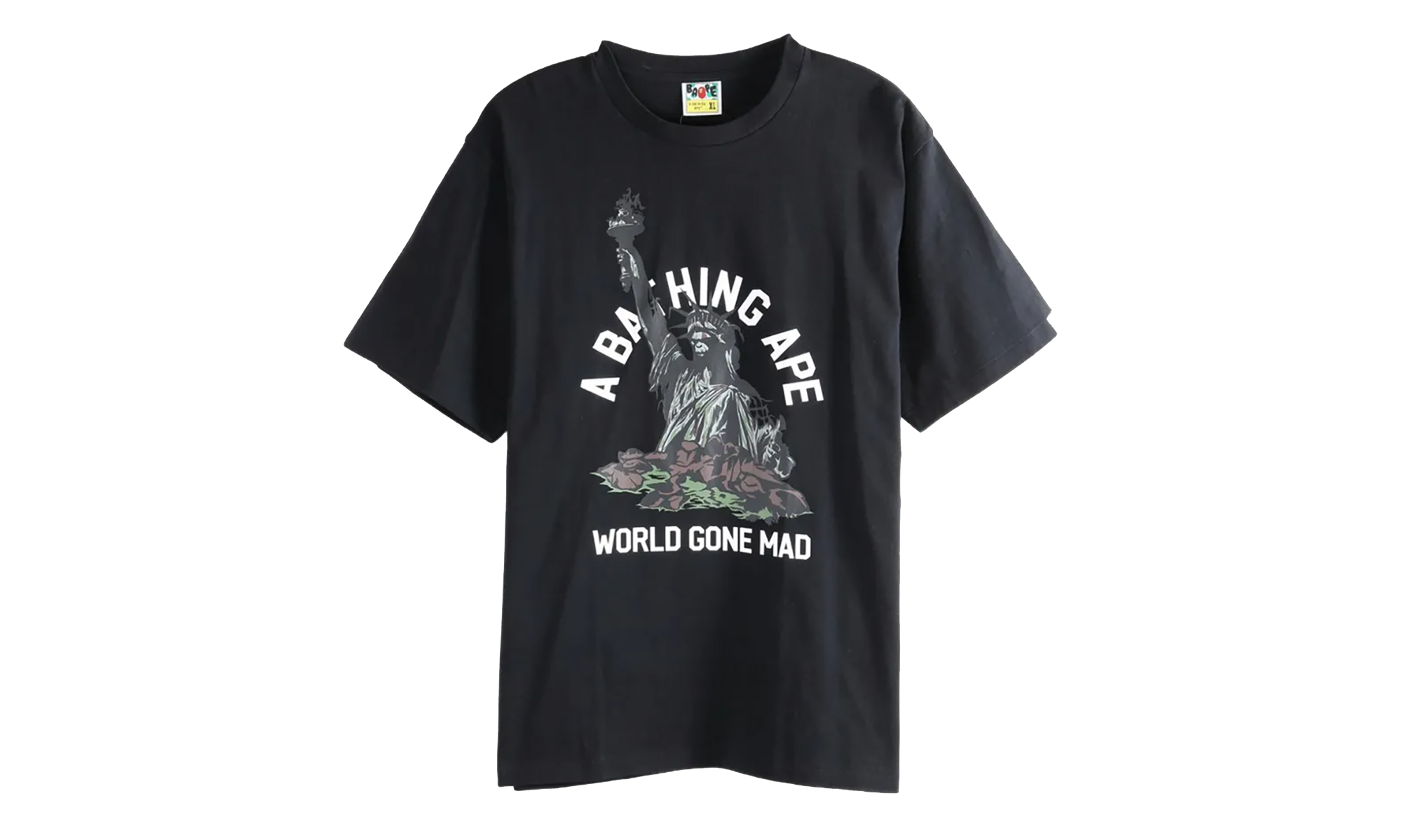 BAPE Statue of Liberty Tee Black 1L80110050 BLK