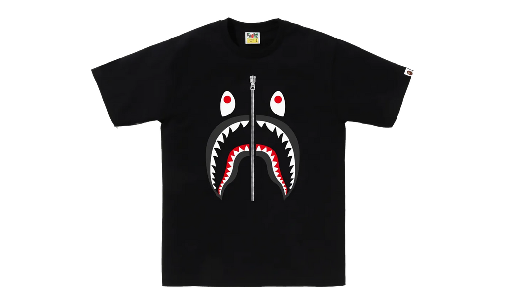 BAPE Shark Tee Black 001TEL801003MBLK
