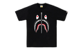 BAPE Shark Tee Black 001TEL801003MBLK