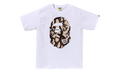 BAPE BAPE Trial Camo Big Ape Head Tee White Beige BAPE017
