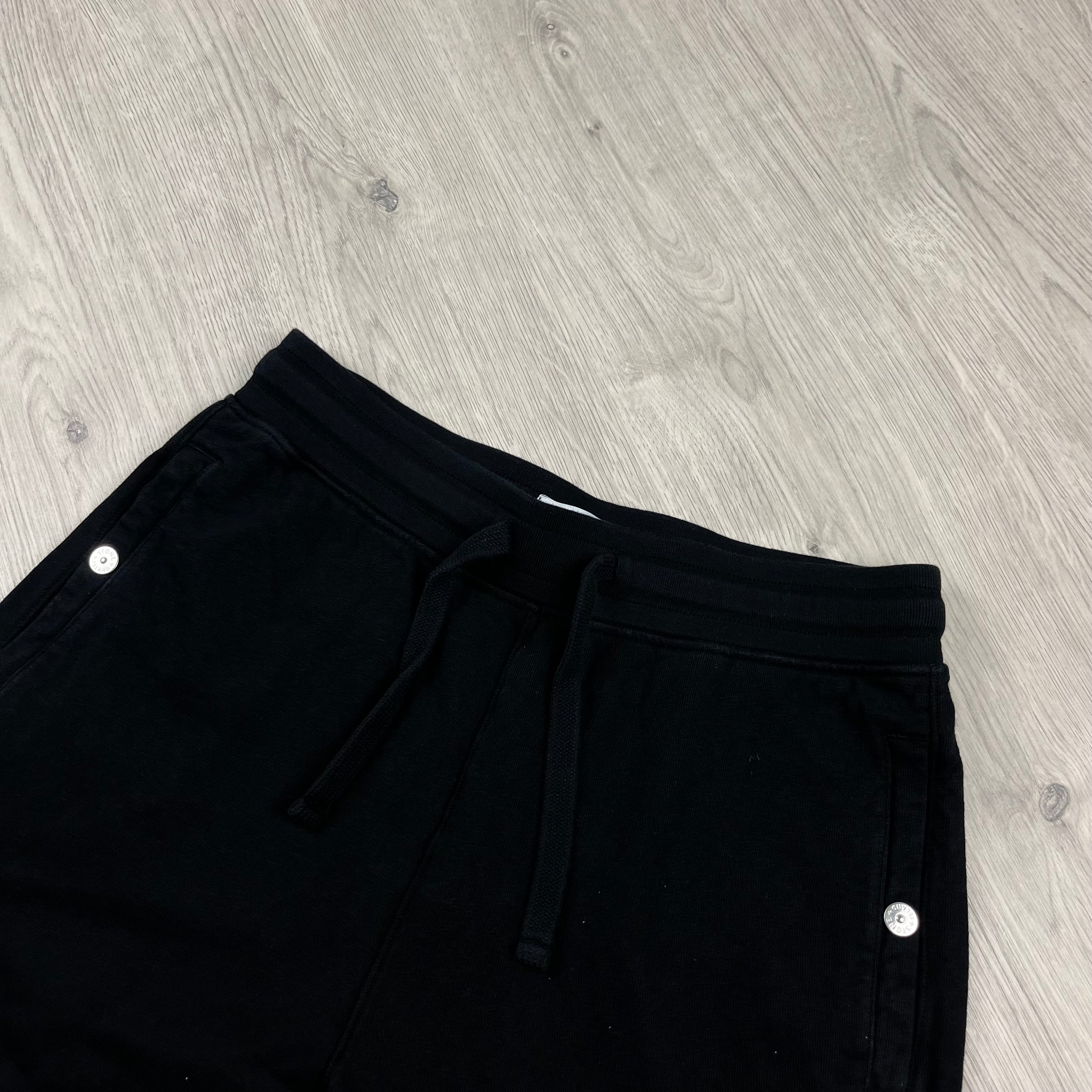 Stone Island Dyed Jersey Shorts - Black Ironleague