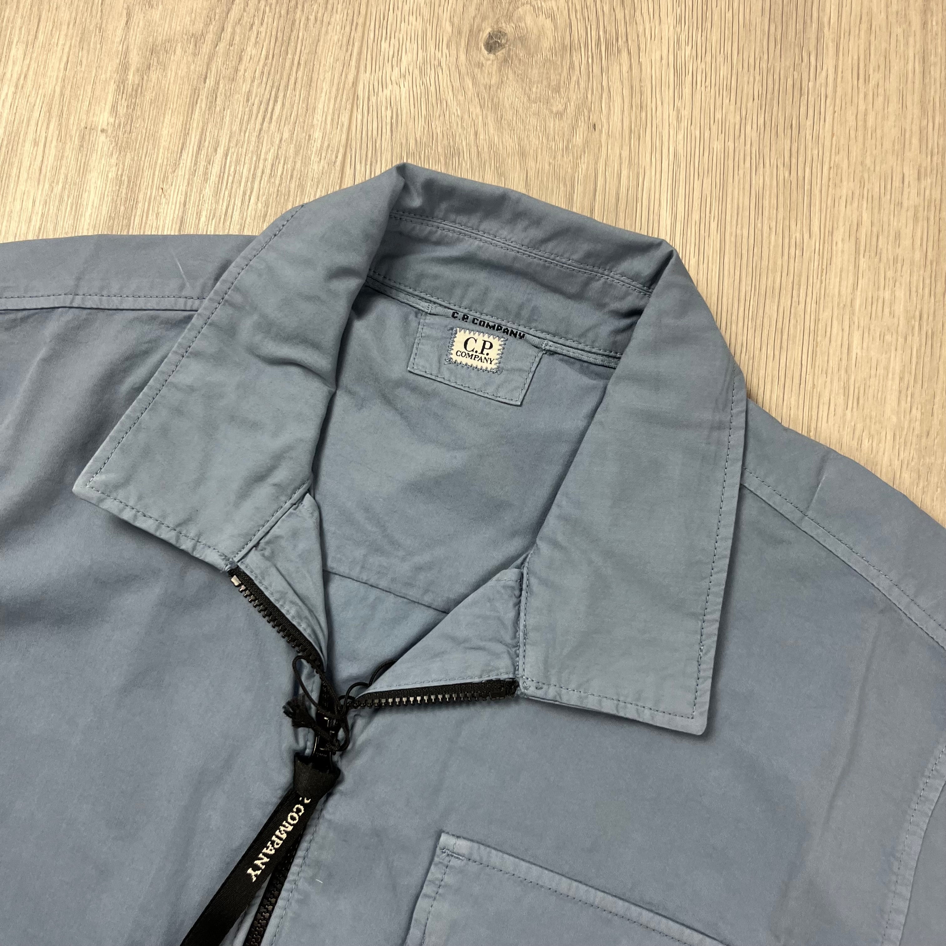 CP Company Zip Overshirt - Flint Stone Ironleague