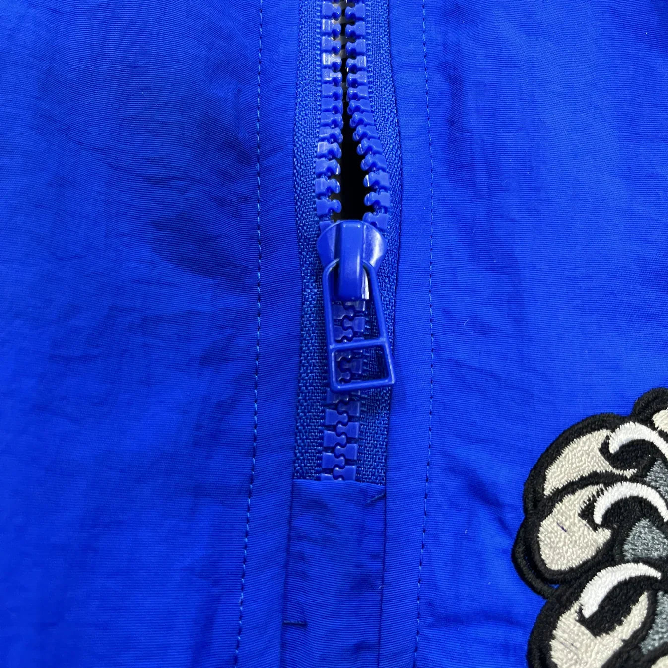 Trapstar 1/4 Zip Pullover Jacket - Blue Ironleague