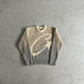 Corteiz C-Star More Hair Knit Sweater - Grey Ironleague