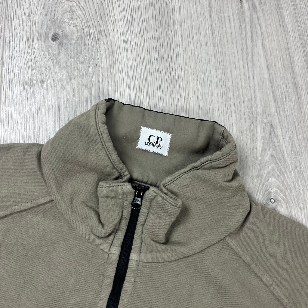 CP Company Zip Fleece - Walnut Ironleague