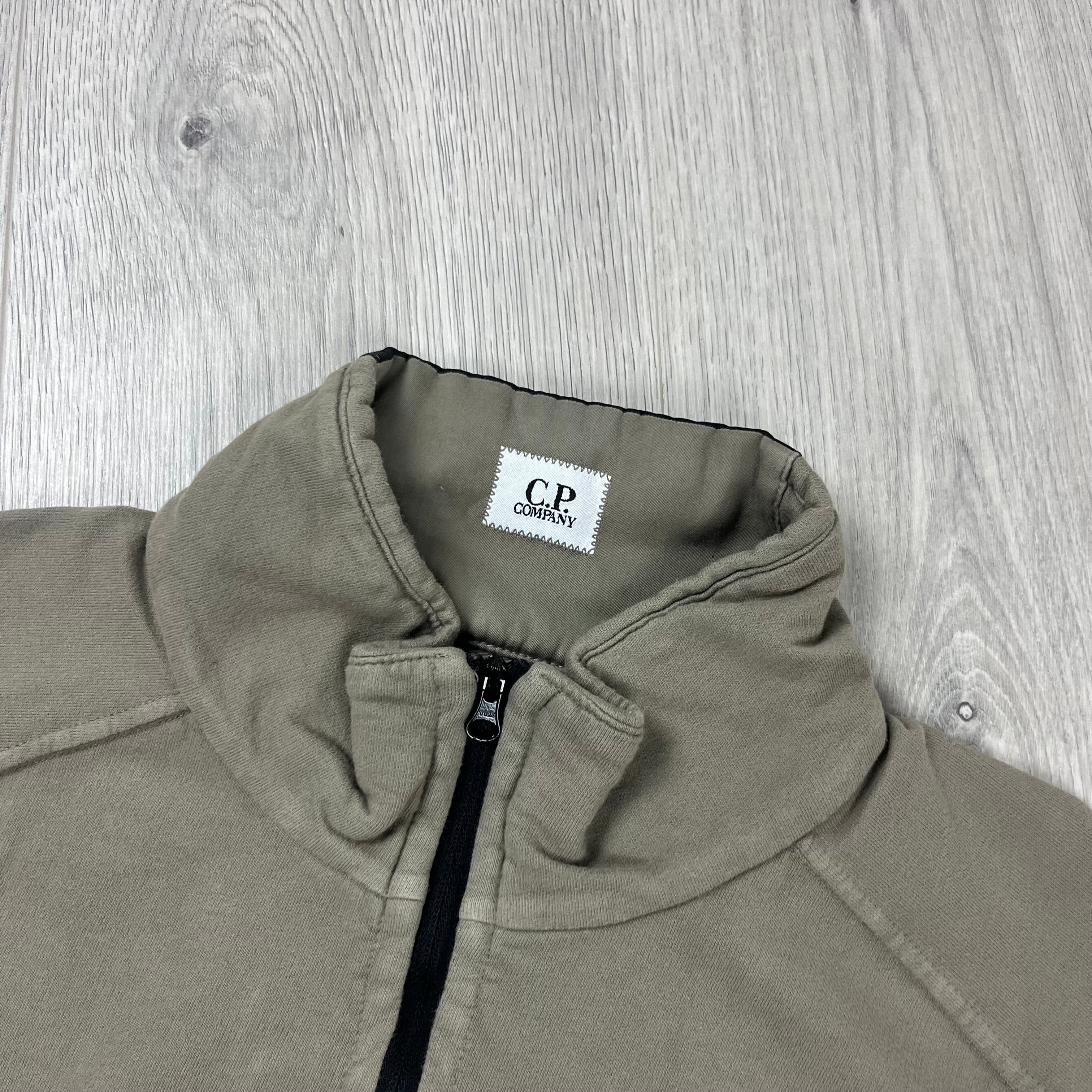 CP Company Zip Fleece - Walnut Ironleague