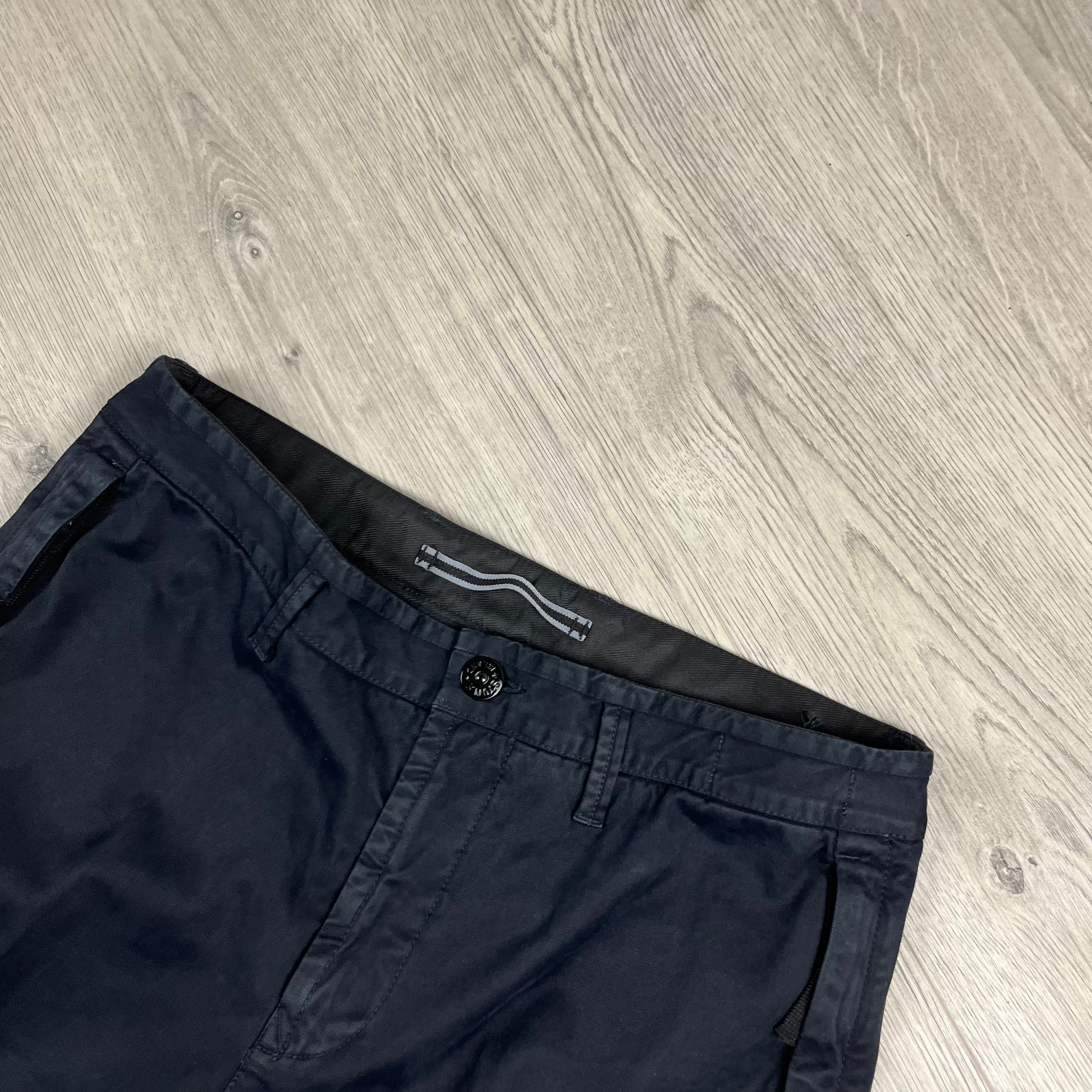 Stone Island Cargo Trousers - Navy Ironleague