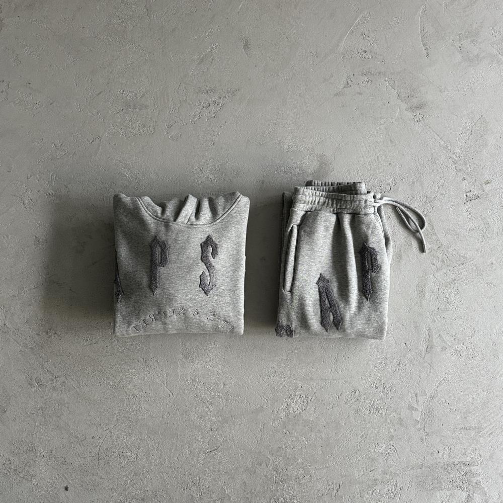 Trapstar Irongate Arch Chenille Set - Grey Ironleague
