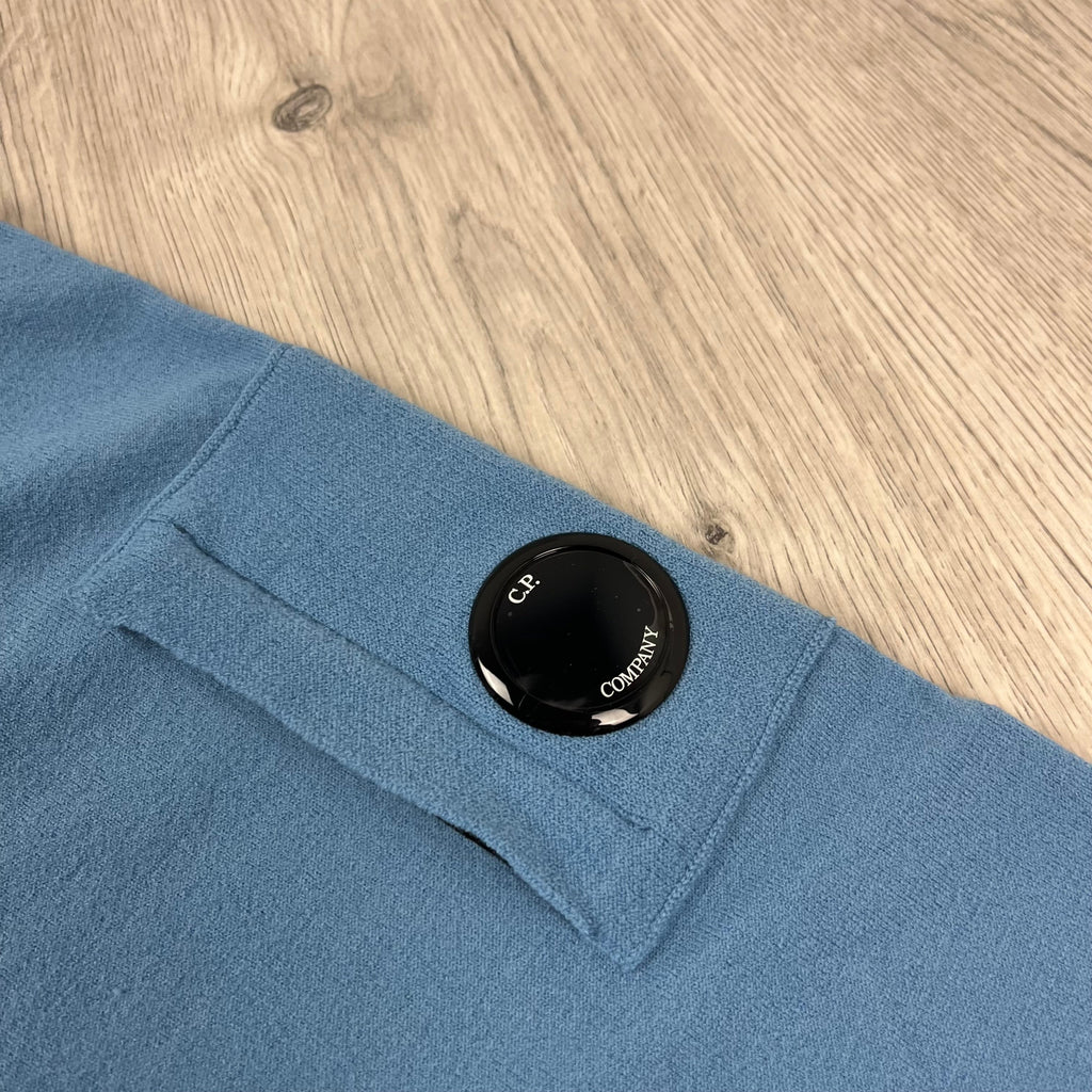 CP Company Knit Sweatshirt - Aegean Blue Ironleague
