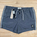 Stone Island Nylon Metal Button Swim Shorts in Avio Blue Ironleague