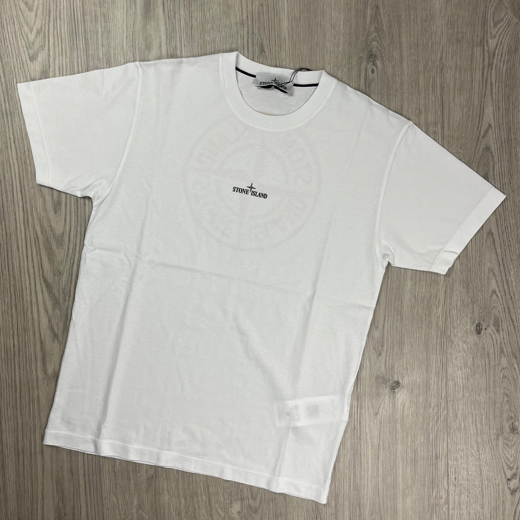 Stone Island Printed T-Shirt - White Ironleague
