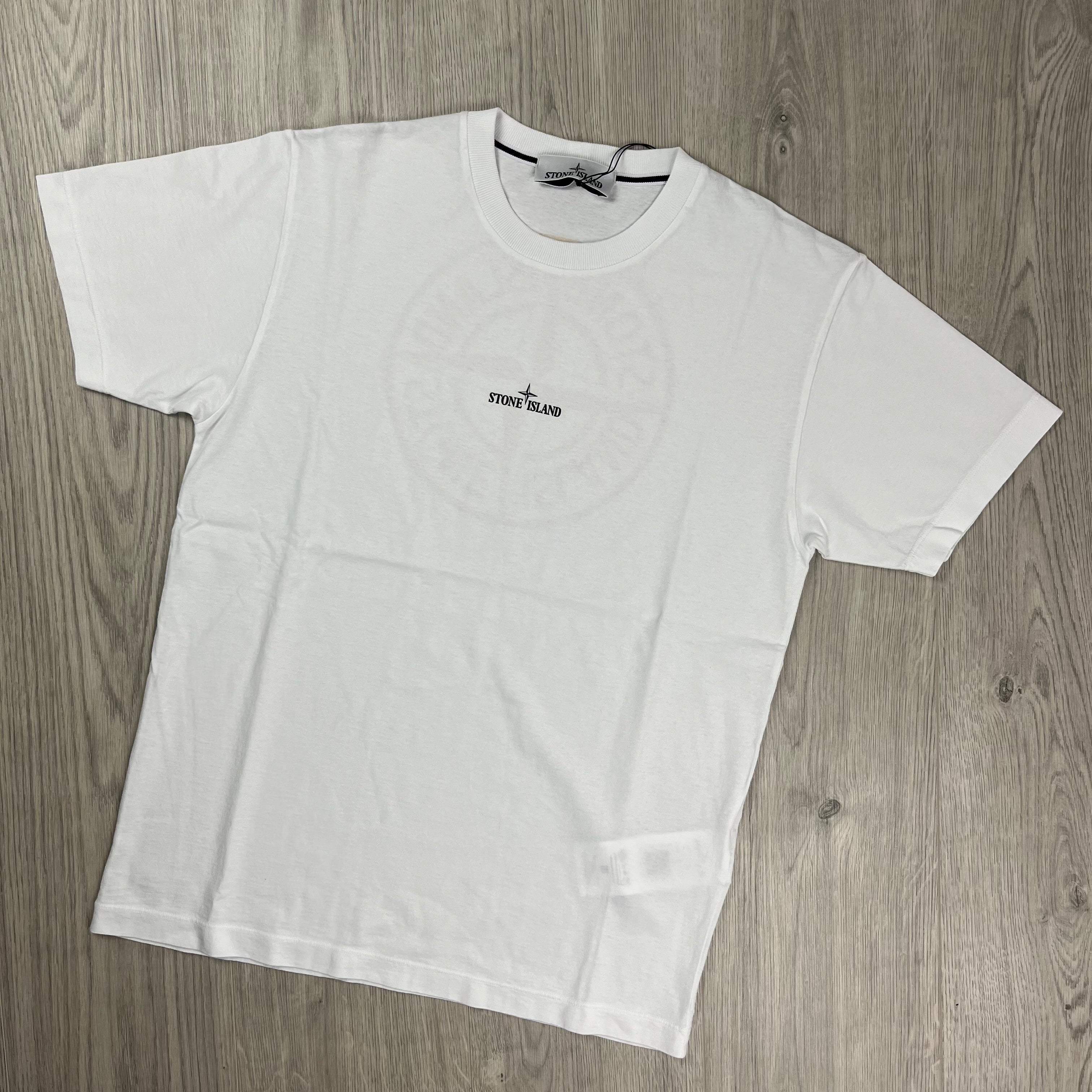 Stone Island Printed T-Shirt - White Ironleague