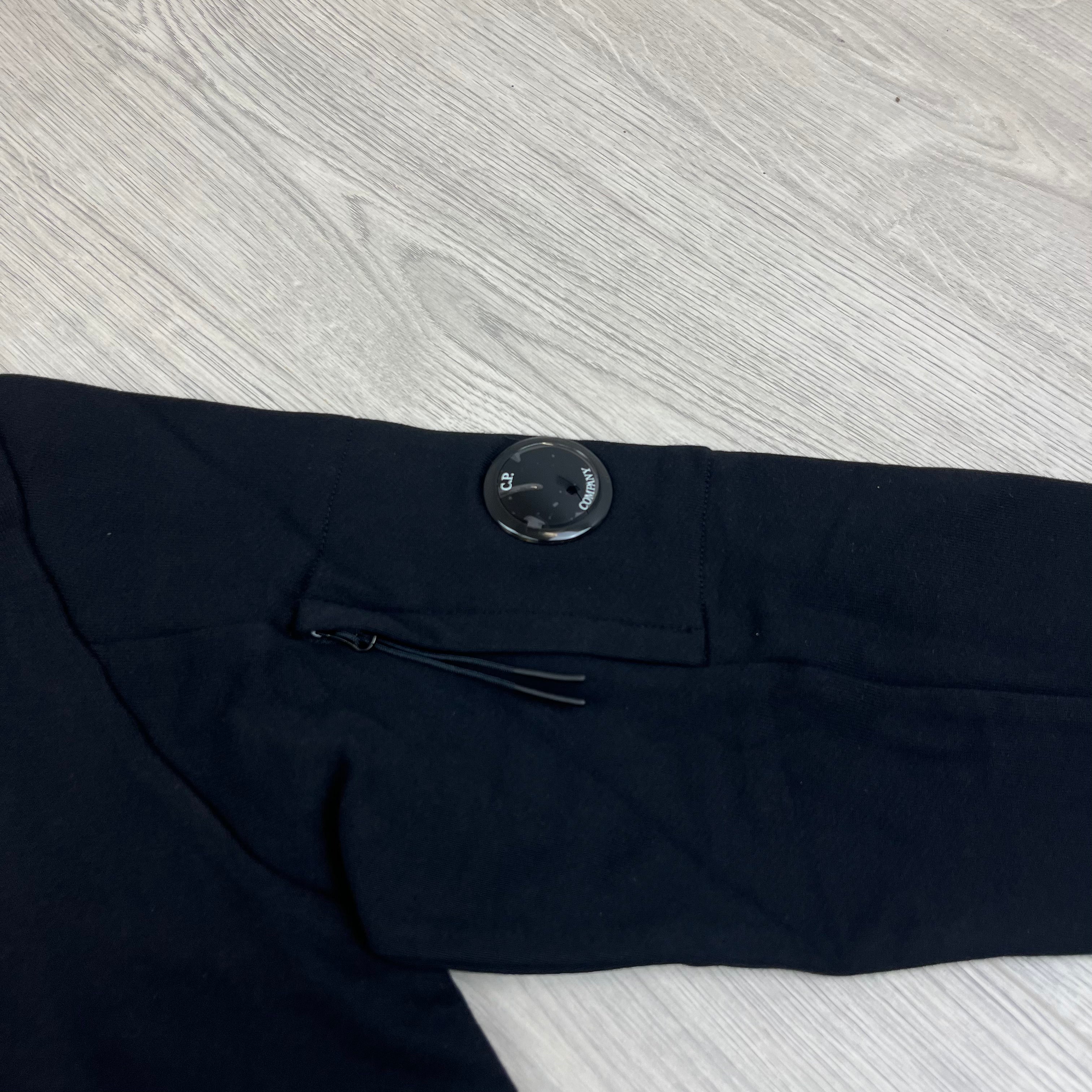 CP Company Raised Fleece Sweatshirt - Black Ironleague