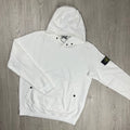 Stone Island Dyed Hoodie - White Ironleague