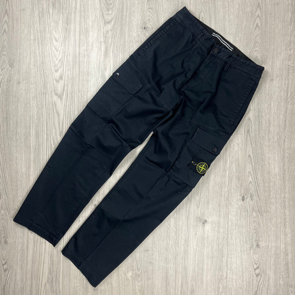 Stone Island Cargo Trousers - Navy Ironleague