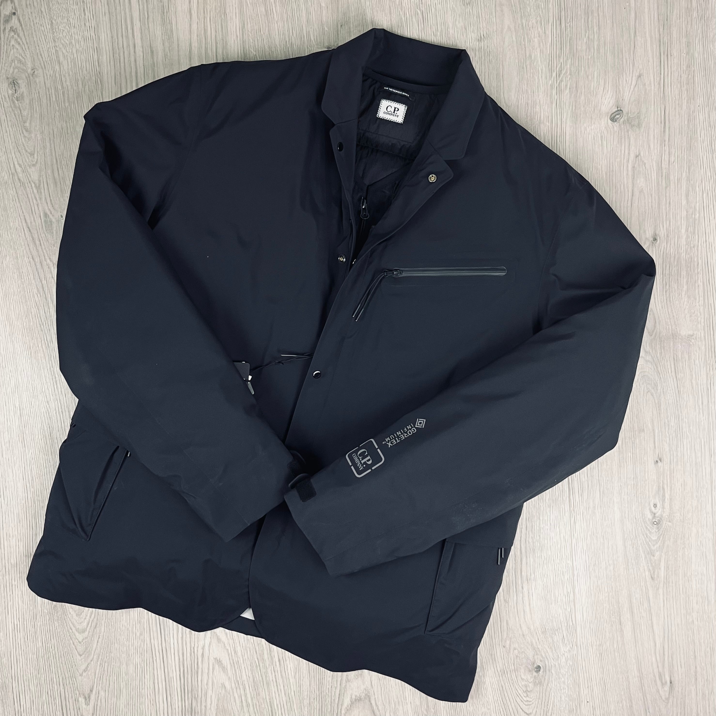CP Company Metropolis Padded Blazer - Black Ironleague