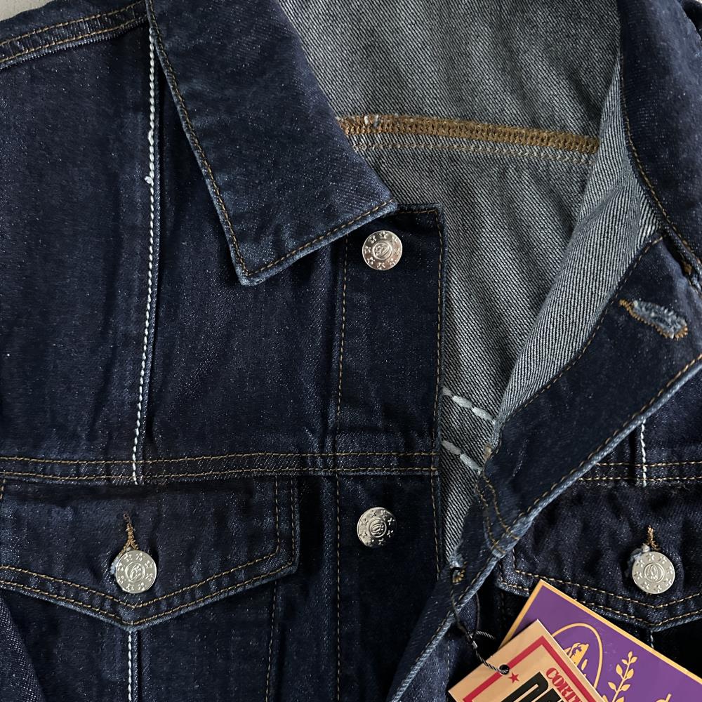 Corteiz C-Star Denim Jacket - Dark Blue Ironleague