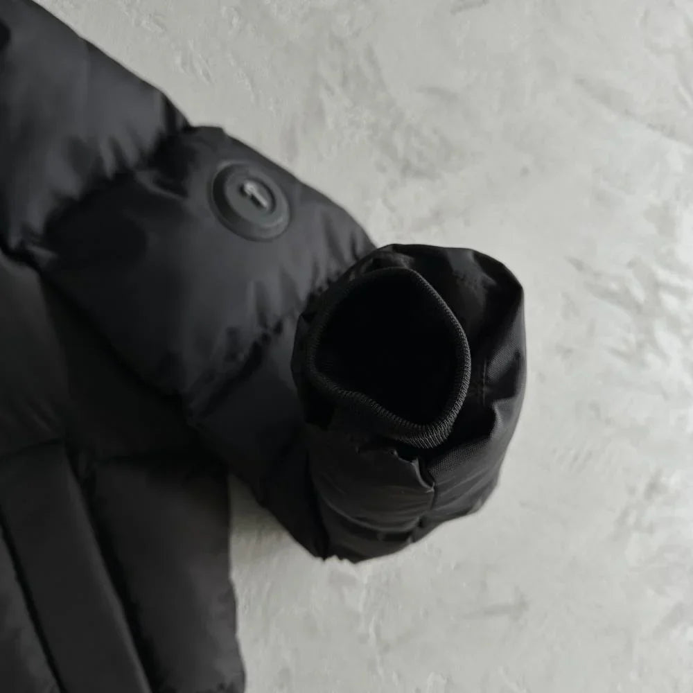 Trapstar Irongate Arch Puffer Jacket - Black/Black Ironleague