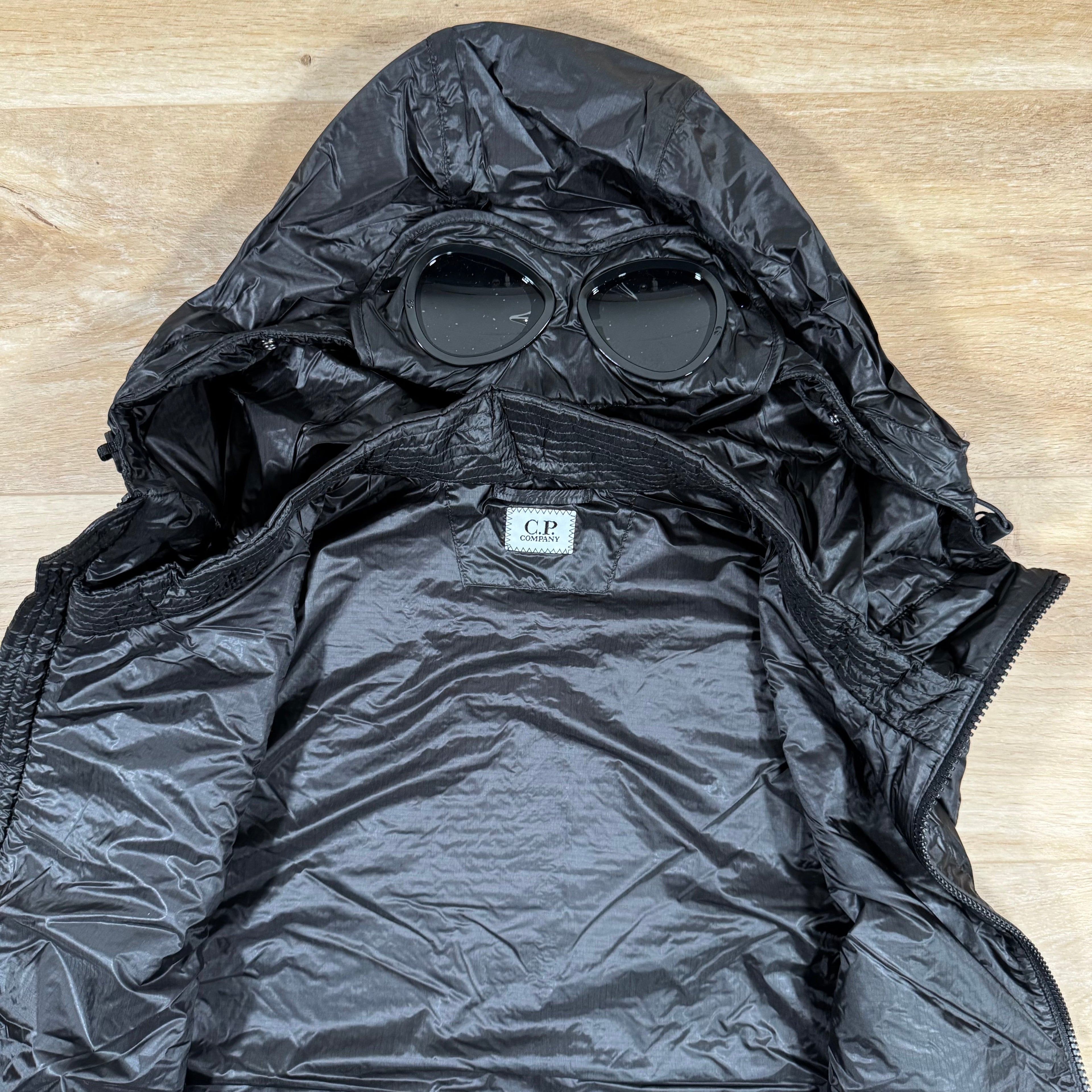 CP Company Nada Shell Goggle Vest in Black Ironleague