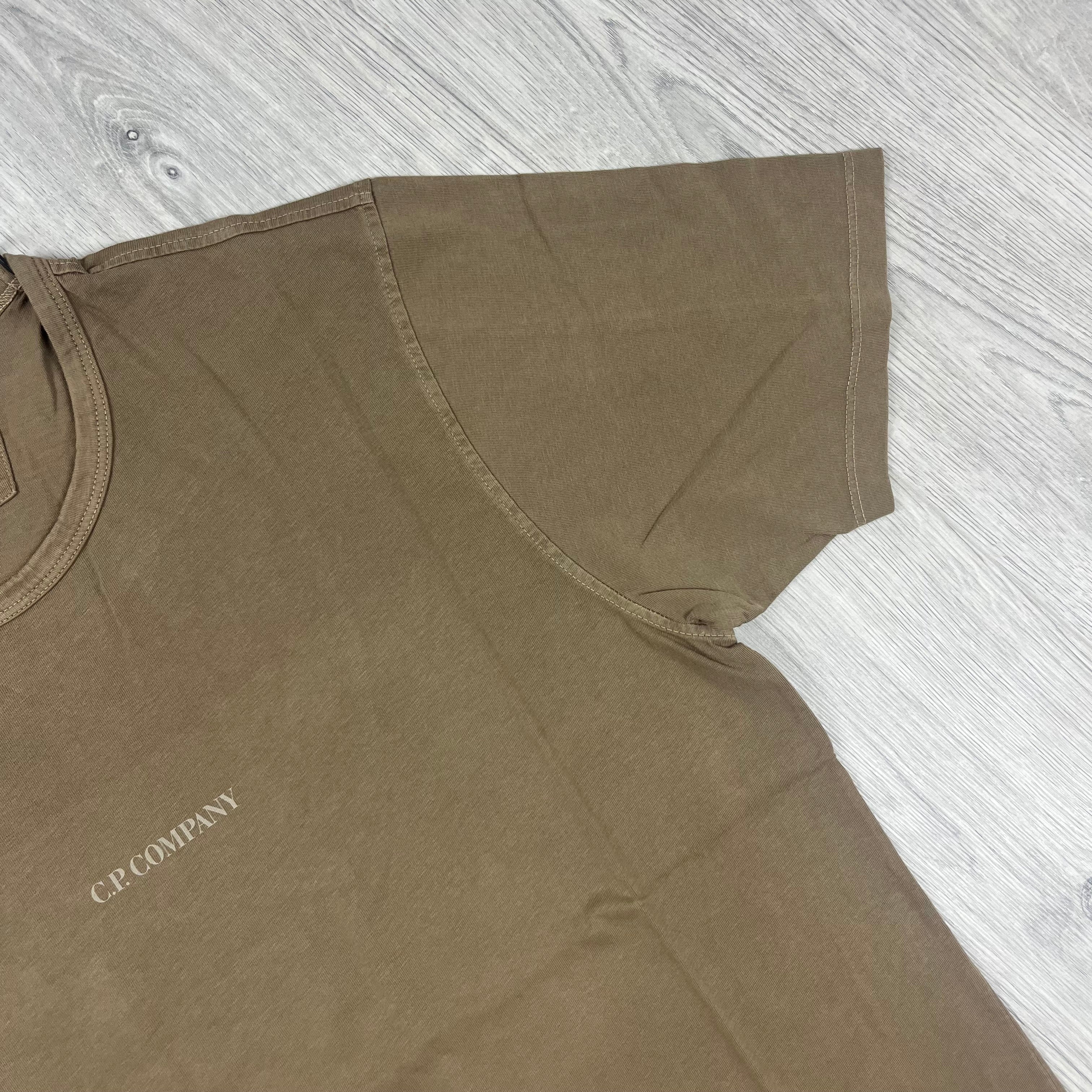 CP Company Printed T-Shirt - Brown Ironleague