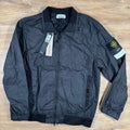 Stone Island Crinkle Reps R-NY Bomber Jacket in Black Ironleague