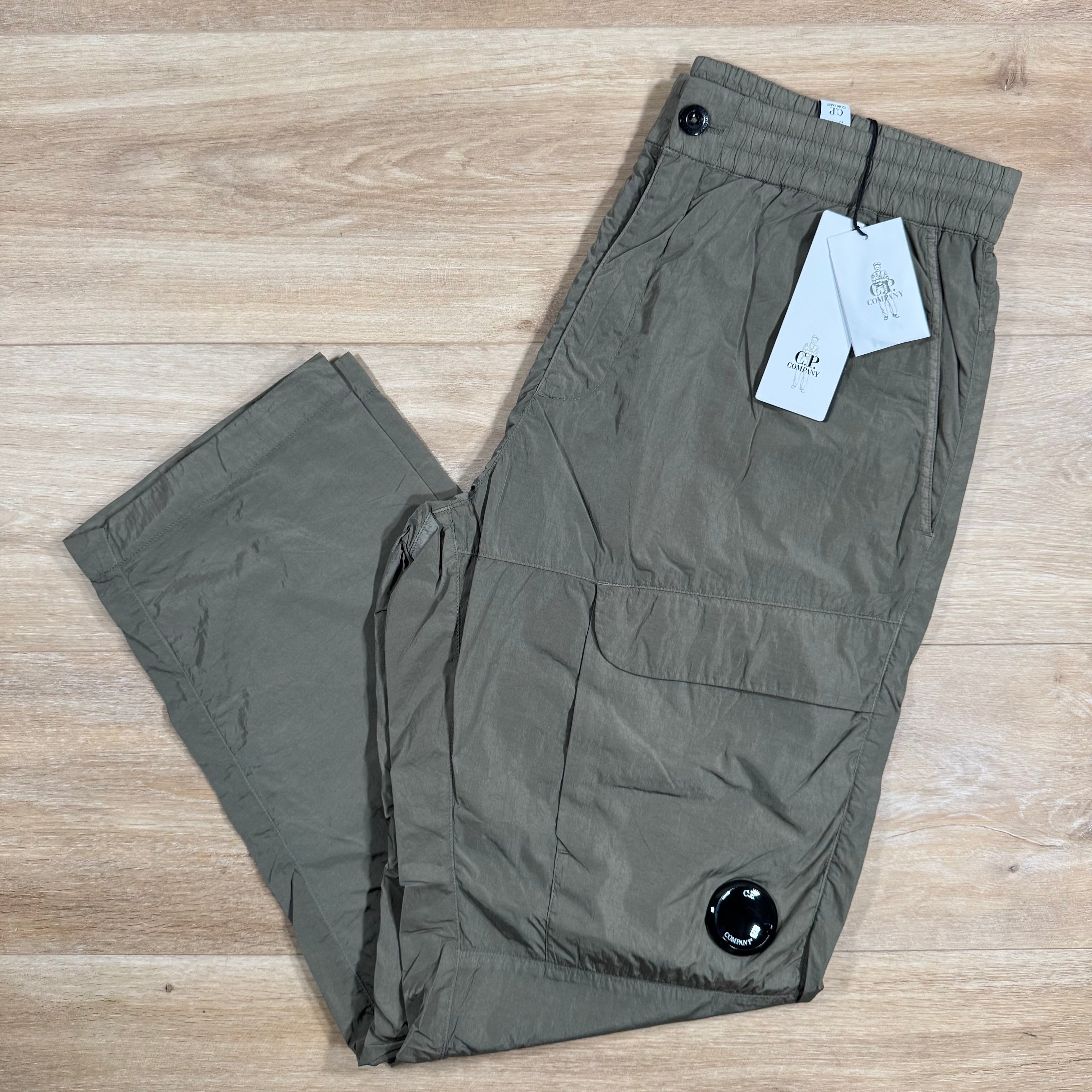 CP Company Chrome-R Loose Cargo Pants in Walnut Ironleague