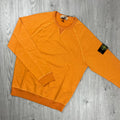 Stone Island Dyed Sweatshirt - Orange Ironleague