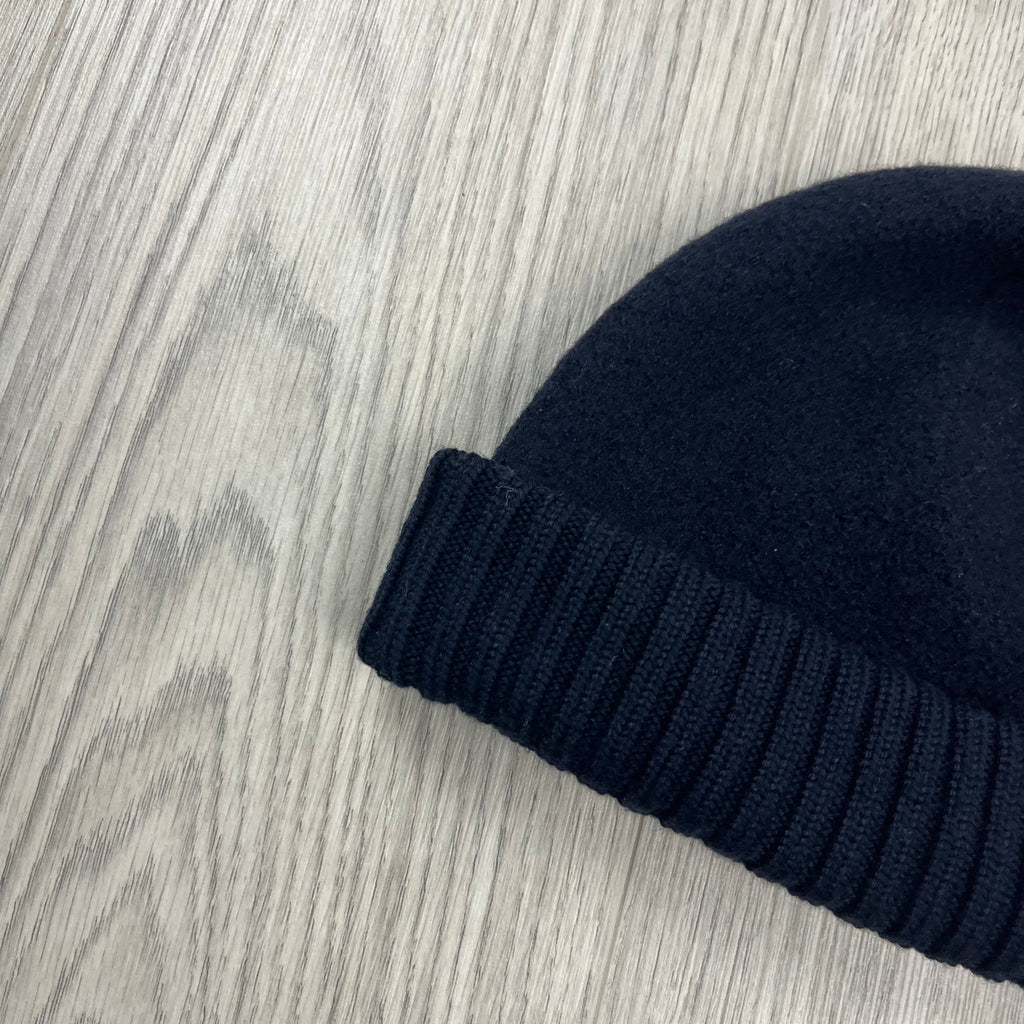 CP Company Merino Beanie - Navy Ironleague