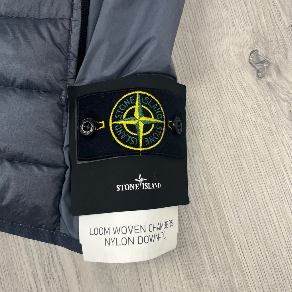 Stone Island Padded Gilet - Avio Blue Ironleague