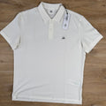 CP Company Stretch Piquet Logo Polo Shirt in Gauze White Ironleague